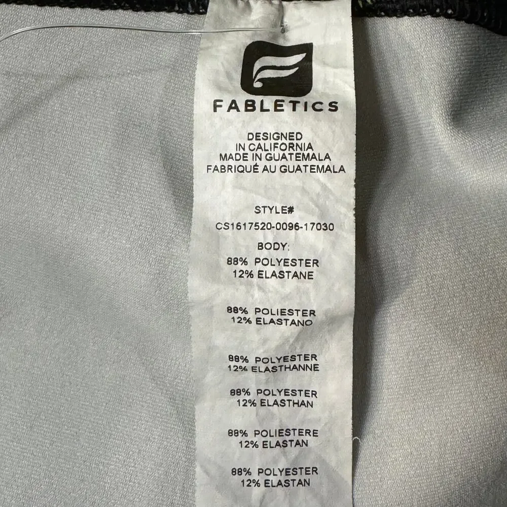 Fabletics Small Define PowerHold Capris Leggings Mid-Rise UPF Pockets Rainforest - Picture 6 of 8